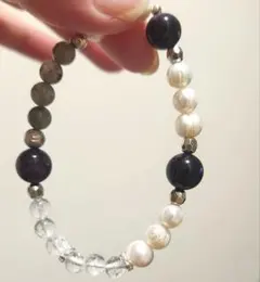 天然石 パール ブレスレット ハンドメイド