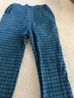ファミリアチェック柄ウエストゴムパンツ 110