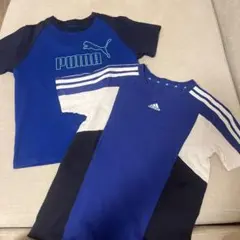 PUMA adidas Tシャツ 2枚セット 140cm