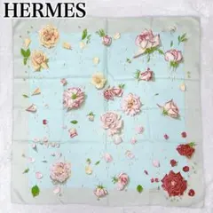 極美品✨HERMESエルメス バラ園 ROSERAIE カレ90 - メルカリ