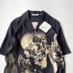 希少 新品 NIPOALOHA 歌川国芳 骸骨 アロハシャツ kuniyoshiのサムネイル