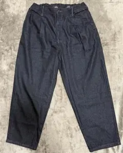 【未使用品】GU デニムキャロットパンツ ダークグレー L