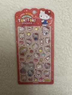 ハローキティ 韓国サンリオ 正規品 ボンボンドロップ 3Dシール 1枚