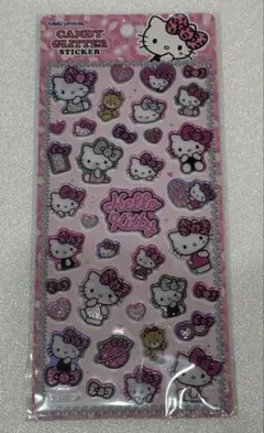 サンリオ　ハローキティ　キャンディグリッターステッカー