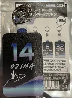 千葉ロッテマリーンズ 小島和哉 プレイヤーズ アクリルキーホルダー クーリッシュのサムネイル