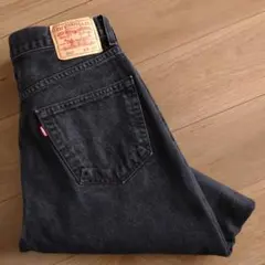 Levi's 550ブラックジーンズ/デニム/06年製/古着/実寸W36L32