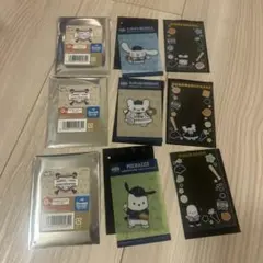 シナモロール・ハナマルコ・ポチャッコ カードサンリオサムライジャパンタイトーくじ