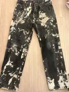 RUSTLER スプラッタープリント デニムパンツ