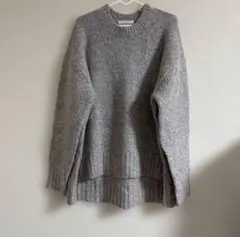 chocol raffine robe ニットセーターブルー系 F本日限定セール