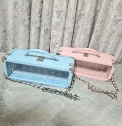 【エンジェル】空箱 ANGEL CHAMPAGNE ドゥミセック ピンク・ブルー