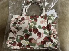 Maison de FLEUR いちごゴブランフロントフリルバッグ