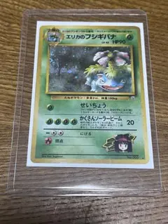 【美品】エリカのフシギバナ　フシギソウ　フシギダネ　旧裏　全面ホロ　十字ホロ 美品】エリカのフシギバナフシギソウフシギダネ旧裏全面ホロ十字ホロ