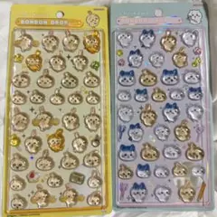 ちいかわ　ハチワレ　うさぎ ボンボンドロップシール 2枚セット まとめ売り