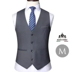 ベスト 礼服 メンズ 結婚式 メンズベスト スーツ インナーベスト 人気 M