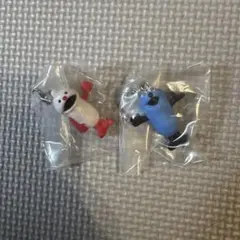 パペットスンスン めじるしアクセサリー カプセルトイ ガチャガチャ 2個セット