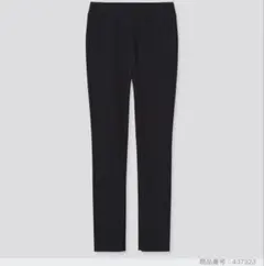 UNIQLO リブ　レギンス　パンツ　M ブラック