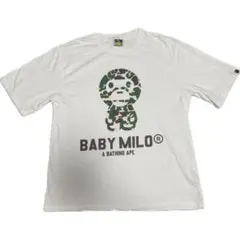 アベイシングエイプ ベビーマイロ Tシャツ カモフラ ホワイト XLのサムネイル