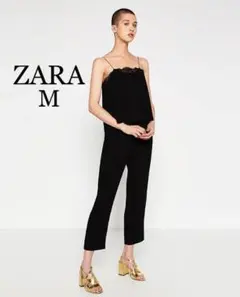 ZARA★オールインワンキャミソール　ブラック