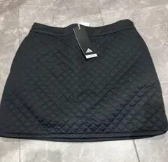 新品未使用タグ付 adidas 中綿入りスカート ブラック M ゴルフウェア