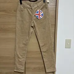 最終お値下げ 新品 HK WORKS LONDON スキニーパンツ ベージュ