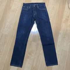 UNIQLO セルビッジ レギュラーフィットジーンズ W30