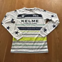 KELME プラクティスシャツ 長袖 ホワイト 140