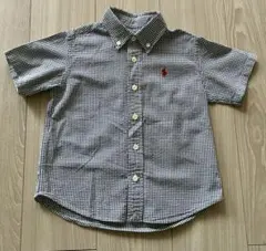 Ralph Lauren ラルフローレン 半袖シャツ 100cm チェック柄