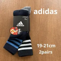adidas ハイソックス 19-21cm 2足セット