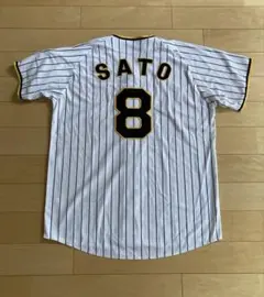 ❶Oサイズ 阪神 タイガース レプリカ ホーム ユニフォーム 佐藤 背
