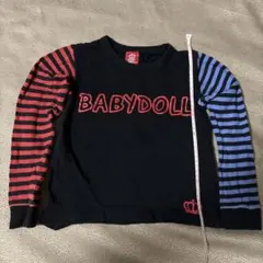 BABYDOLL 長袖カットソー ストライプ　120