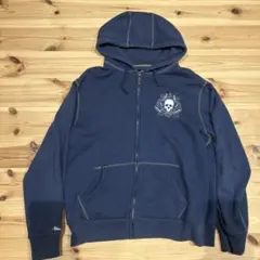 Marc Ecko Cut & Sew ジップアップパーカー ネイビー