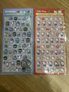 【正規品】サンリオ　ボンボンドロップシール ミニ はぴだんぶい　キティ　ボンドロ