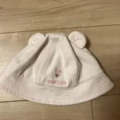 【COMME CA ISM】うさぎ耳付きピンクバケットハット