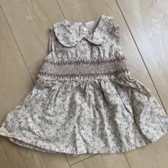 プティマイン　ベビー服　ワンピース　花柄