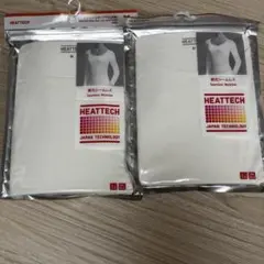 HEATTECH Uネック 八分袖 Tシャツ ユニクロ インナー 襟元シームレス