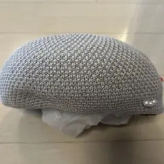 しまむら ぽっちゃりけいこさん　ベレー帽 グレー パール付き 新品のサムネイル