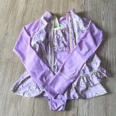 green label relaxing チェリーラッシュガード水着セット125