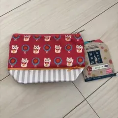 一番くじ 夏目友人帳 ニャンコ先生 招き猫 こまものポーチ