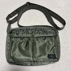 ポーター　タンカー　セージグリーン　ショルダーバッグ　2層