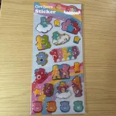 ケアベア　ぷっくりシール ステッカー PLAZA キャラクターシール