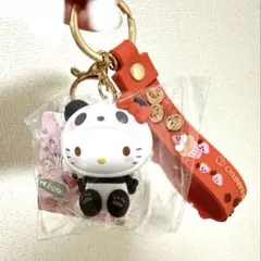 ハローキティHelloKittyパンダスイーツKTラバー立体キーホルダーサンリオ
