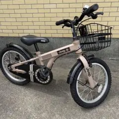 Jeep 子供用自転車 16インチ ベージュ Jeep（ジープ） 2025年モデル キッズサイクル 16インチ JE-16G