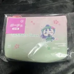 フリューくじ　忍たま乱太郎　桜もちぴこ　ポーチ　立花仙蔵