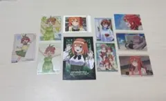 五等分の花嫁 ウエハースカード クリアカード 中野四葉 中野五月 中野三玖のサムネイル