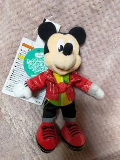 ミッキーマウス ぬいぐるみ キーチェーン付き