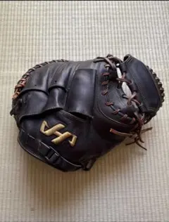値下げできます硬式用 ハタケヤマ　キャッチャーミット m19のサムネイル