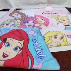 ディズニープリンセス ループ付タオル