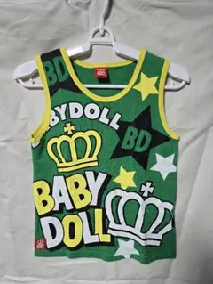 ✨未使用✨BABYDOLL ベビードール タンクトップ 140cm グリーンのサムネイル
