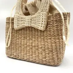 【レア❤︎美品】anatelier リボン付きカゴバッグ Amazon.co.jp: anatelier アナトリエ リボン かごバッグ