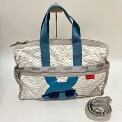 【Le Sportsac】極美品 2way コラボ ラビット白 ボストンバッグ